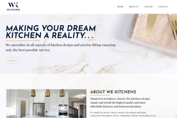 Web Design Poole: Brown Booth - We Kitchens